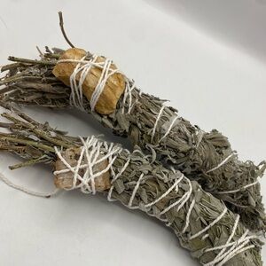 Sage lavender bundle smudge incense stick of dried sage plant homemade new leave
